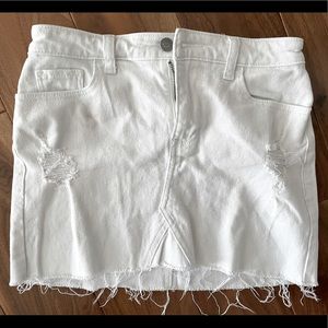 Hollister jean skirt